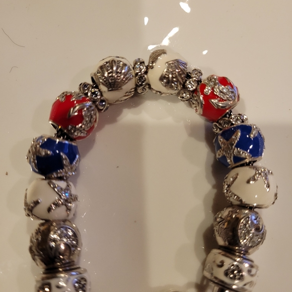 Brighton Charm bracelet red white and blue - Picture 12 of 13